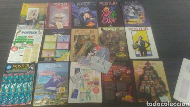 Cat&aacute;logos de M&uacute;sica: LOTE REVISTAS POSTLIB TODSS LAS QUE SE VEN EN LA IMAGEN