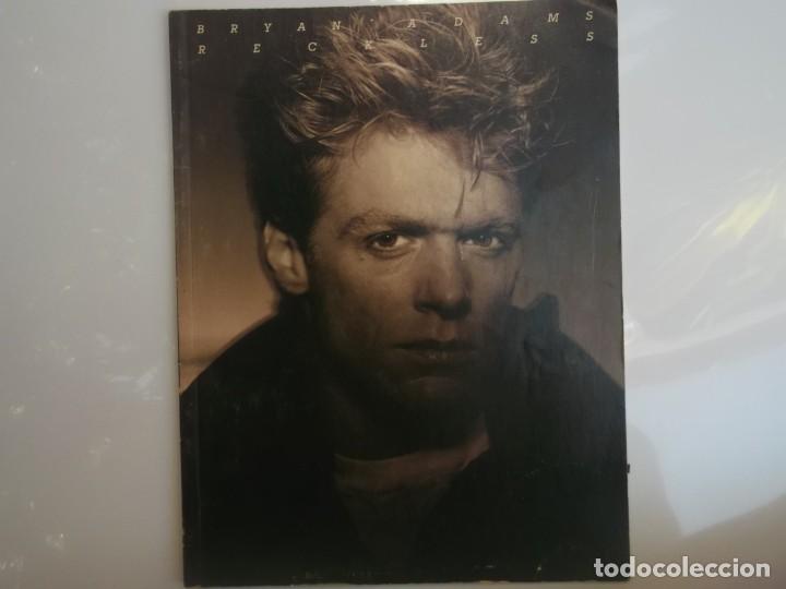 Cat&aacute;logos de M&uacute;sica: BRYAM ADAMS-LIBRO DE CANCIONES DEL LP RECKLESS-50 PAGS