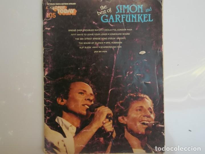 Cat&aacute;logos de M&uacute;sica: PARTITURA THE BEST OF SIMON AND GARFUNKEL-64 PAGS-HAL LEONARD-ORIGINAL A&Ntilde;O 1975