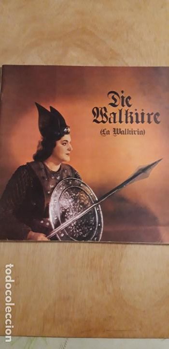Cat&aacute;logos de M&uacute;sica: 1 LIBRETO DE LA OPERA ** LA WALKIRIA . WAGNER ** JAMES KING . DECCA 1981