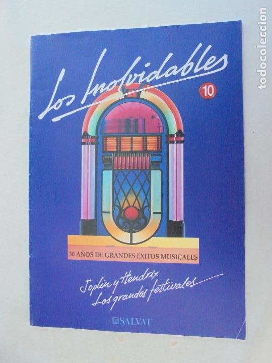 Cat&aacute;logos de M&uacute;sica: LOS INOLVIDABLES N&ordm; 10 - 30 A&Ntilde;OS DE GRANDES EXITOS MUSICALES - SALVAT 1990.