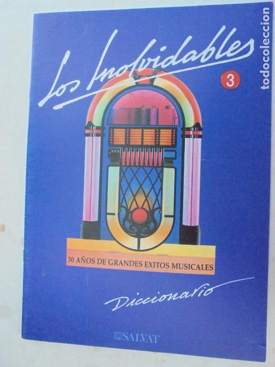 Cat&aacute;logos de M&uacute;sica: LOS INOLVIDABLES N&ordm; 3 - 30 A&Ntilde;OS DE GRANDES EXITOS MUSICALES - SALVAT 1990.