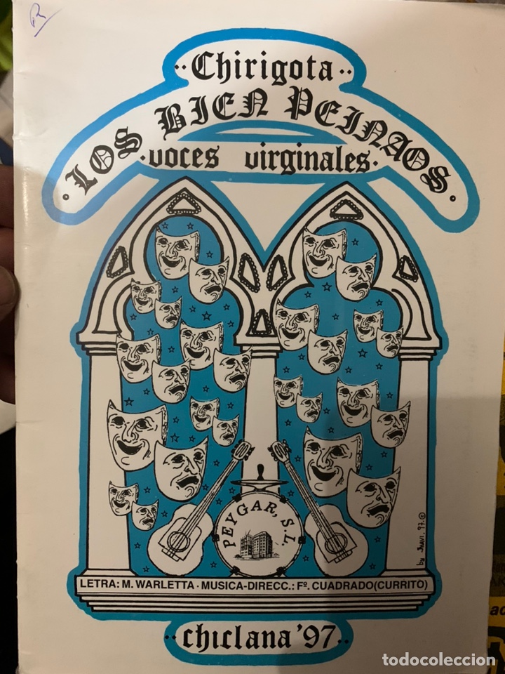 Catalogues de Musique: CARNAVAL CADIZ 1997 Libreto CHIRIGOTA LOS BIEN PEINAOS