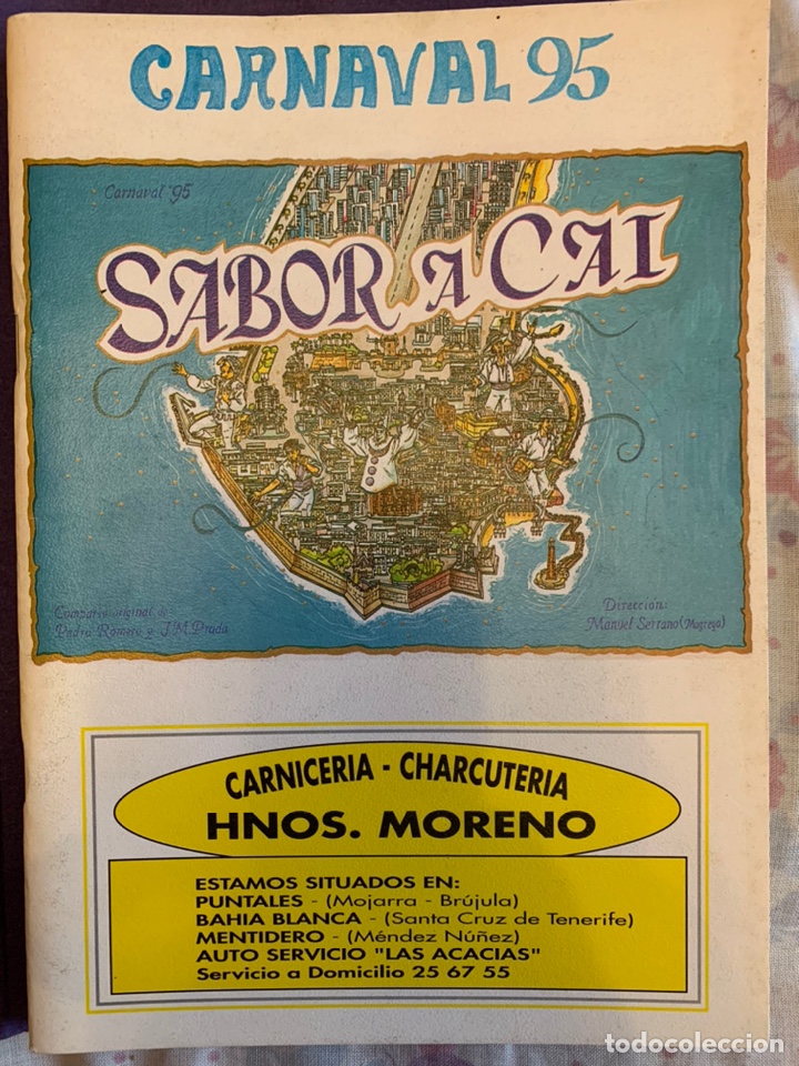 Catalogues de Musique: Carnaval C&aacute;diz 1995 libreto comparsa Sabor a Cai