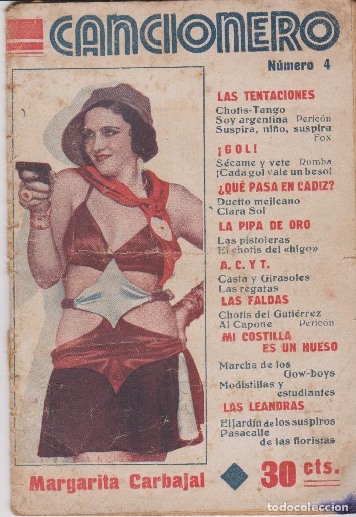 Catalogues de Musique: CANCIONERO N&ordm; 4 -- MARGARITA CARBAJAL
