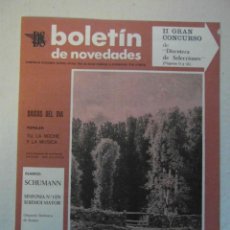 Catálogos de Música: BOLETIN NOVEDADES DS. DISCOTECA RCA DE SELECCIONES