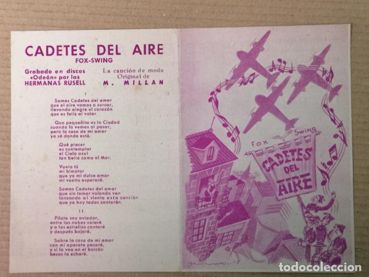 Catalogues de Musique: CADETES DEL AIRE, HERMANAS RUSELL