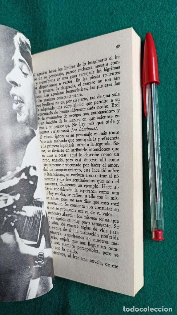 Cat&aacute;logos de m&uacute;sica: LIBRO JACQUES BREL 1976 ENVIO GRATIS CERTIFICADO - Foto 10