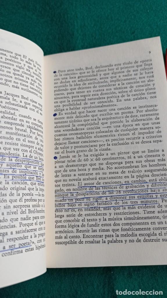 Cat&aacute;logos de m&uacute;sica: LIBRO JACQUES BREL 1976 ENVIO GRATIS CERTIFICADO - Foto 18