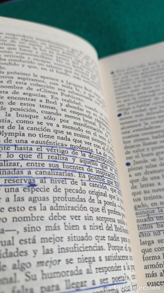 Cat&aacute;logos de m&uacute;sica: LIBRO JACQUES BREL 1976 ENVIO GRATIS CERTIFICADO - Foto 20