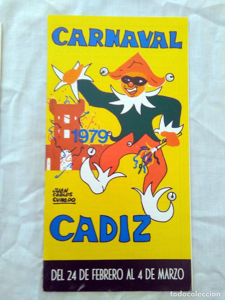 Cat&aacute;logos de m&uacute;sica: PROGRAMA OFICIAL DEL CARNAVAL DE CADIZ 1979 - Foto 1