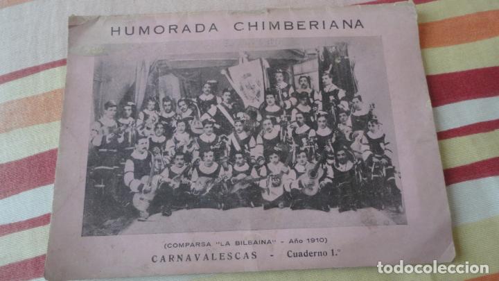 Catalogues de Musique: JULIAN ALEGRIA.HUMORADA CHIMBERIANA.CARNAVALESCAS.CUAERNO I. BILBAO 1945