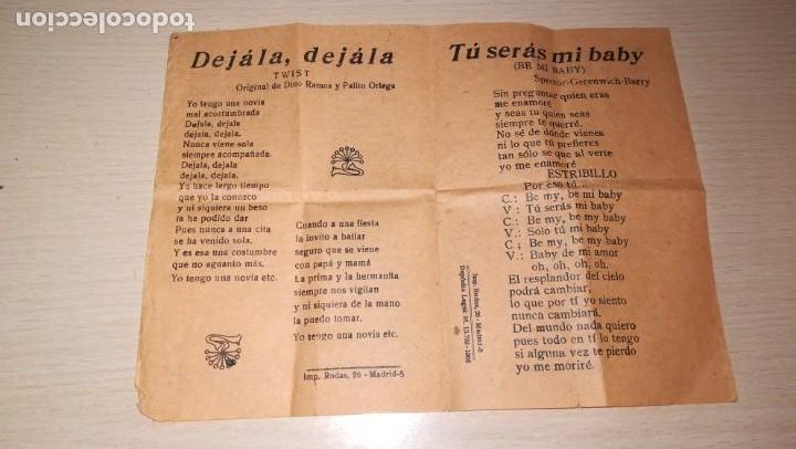 Catalogues de Musique: CANCIONERO SI YO TUVIERA UN MARTILLO, DEJALA,DEJALA, TU SERAS MI BABY Y MU&Ntilde;EQUITA, A&Ntilde;O 1964 IMP.RODA