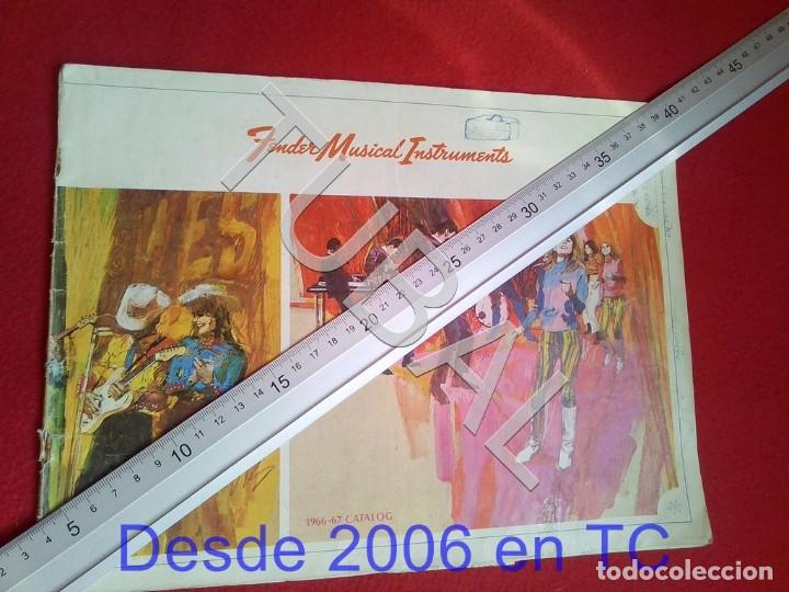 Catalogues de Musique: TUBAL FENDER NUSICAL INSTRUMENTS GUITAR CATALOG 1966 67 CATALOGO GUITARRAS 38 PGS U23
