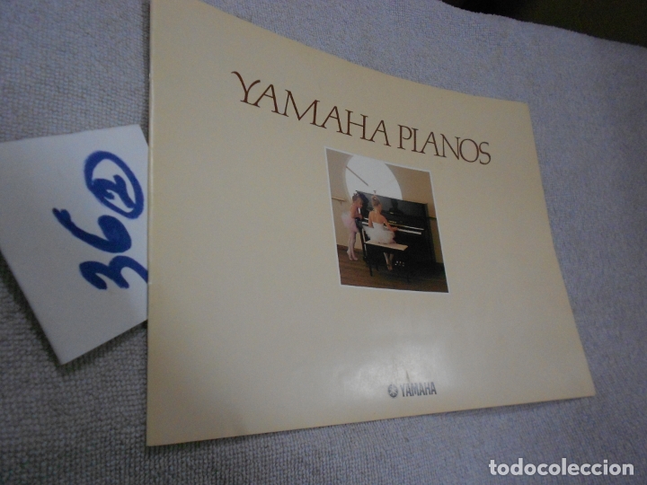 Catalogues de Musique: ANTIGUO CATALOGO YAMAHA PIANOS