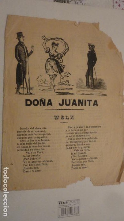 Antigua Hoja Letras Canciones Walz Dona Juanita Buy Catalogs Of Music Books And Songbooks At Todocoleccion 197067593