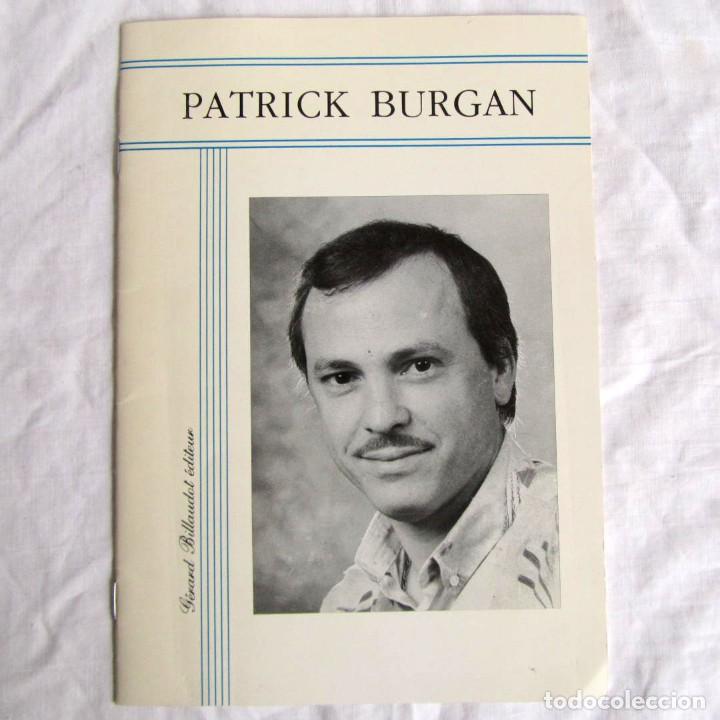 Cat&aacute;logos de M&uacute;sica: Patrick Burgan, catalogo de obras 1993, 12 p&aacute;g., en franc&eacute;s