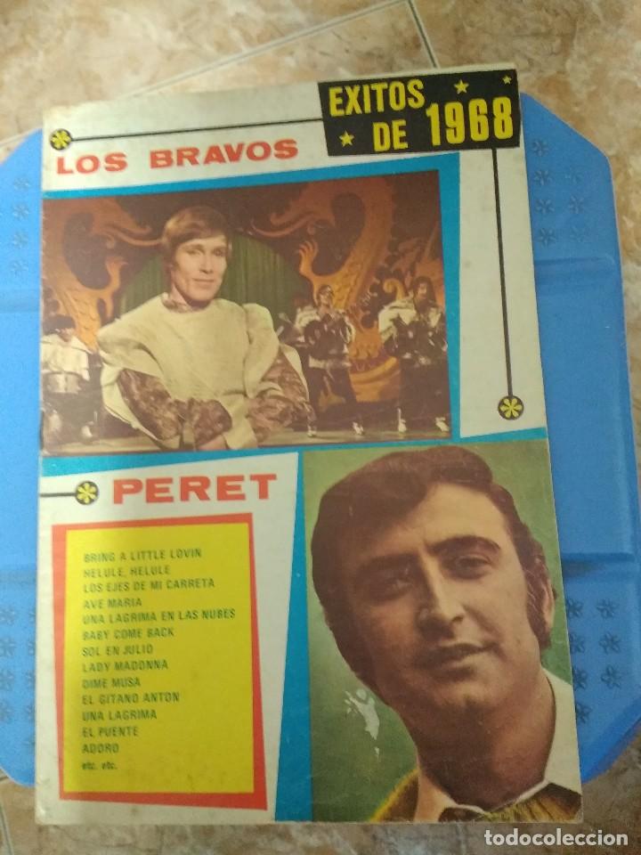 Cat&aacute;logos de m&uacute;sica: CANCIONERO LOS BRAVOS -PERET / EXITOS DE 1968 - Foto 1