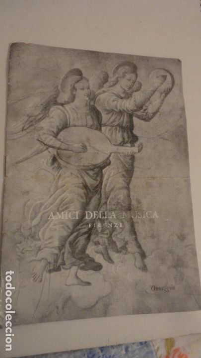 Catalogues de Musique: MUSICA.FIRENCE 1959.QUARTETO ITALIANO.PAOLO BORCIANI.ELISA FEGREFFI.PIERO FARULLI.FRANCO ROSSI