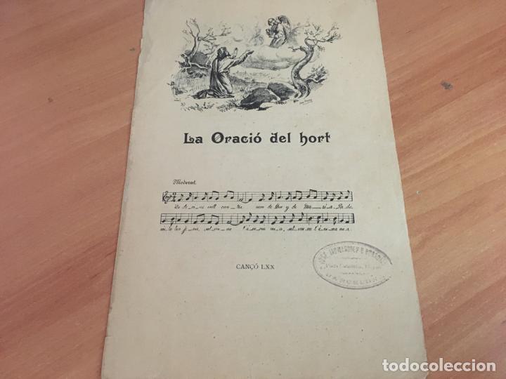 Catalogues de Musique: LA ORACIO DEL HORT + LA CENA. CANCIONES ANTIGUAS EN CATALAN (COIB66)