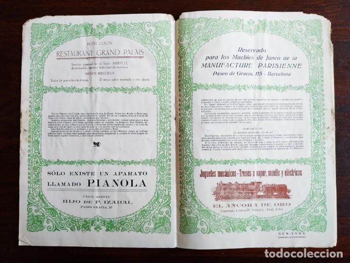 Cat&aacute;logos de m&uacute;sica: Programa de mano del Gran Teatro del Liceo Programa Oficial 1923-1924. - Foto 6