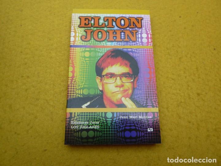 Catalogues de Musique: Libro ELTON JOHN - Juan Mari Montes - Los Juglares n&ordm;93 - Editorial Jucar - BOOK