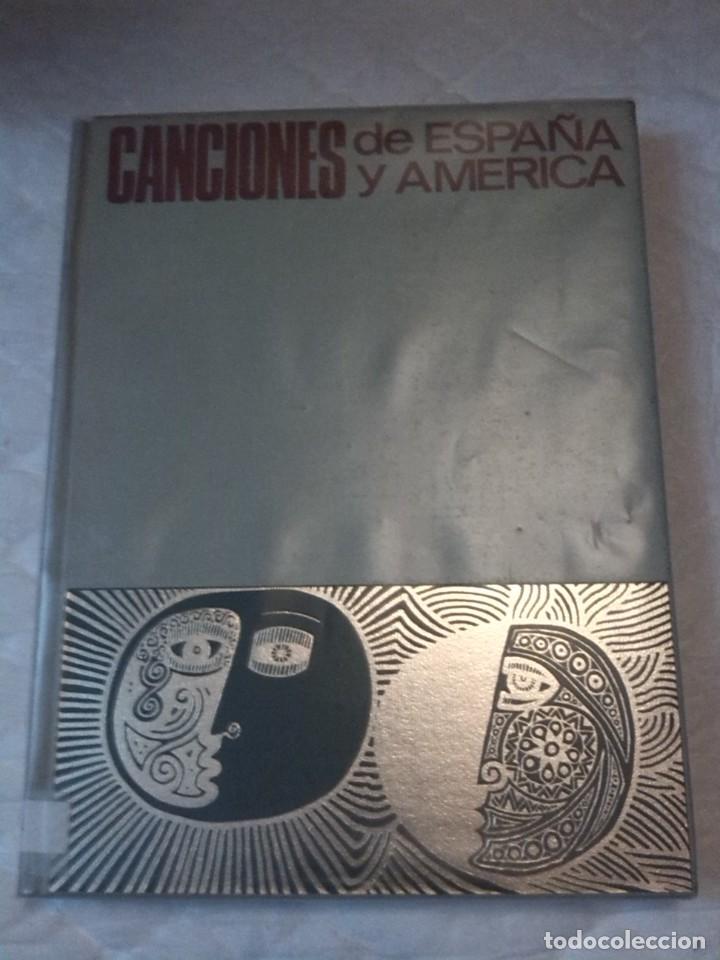 Catalogues de Musique: Canciones de Espa&ntilde;a y Am&eacute;rica. Francisco Ribes. Selecci&oacute;n. Ilustraciones de Perell&oacute;n
