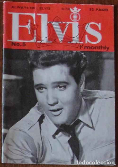 Cat&aacute;logos de M&uacute;sica: ELVIS MONTHLY - ALWAYS 100% ELVIS - N&ordm;. 5 - MAYO 1965 - REVISTA COLECCION - RAREZA -