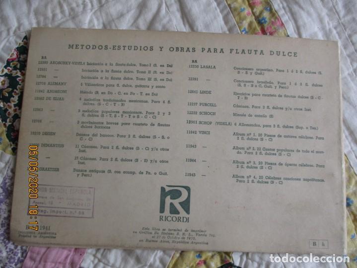 Cat&aacute;logos de m&uacute;sica: FLAUTA DULCE - metodo - Foto 8