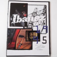 Catálogos de Música: CATALOGO IBANEZ 1995 - GUITARRAS, BAJOS, ACCESORIOS