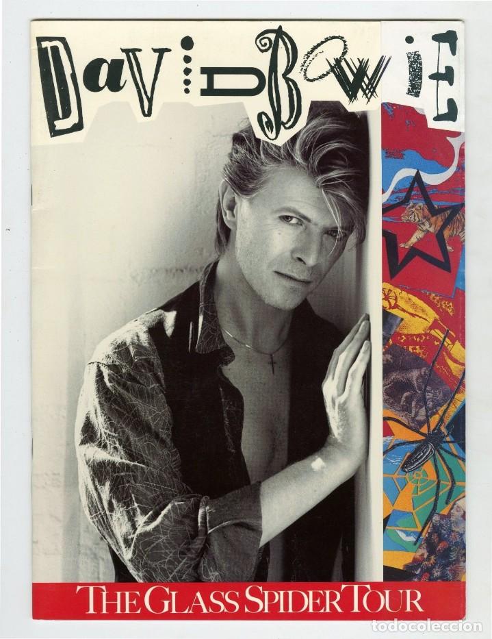 Catalogues de Musique: DAVID BOWIE The Glass Spider Tour Original 1987 Program Big Size Photo - Book Programa Gira