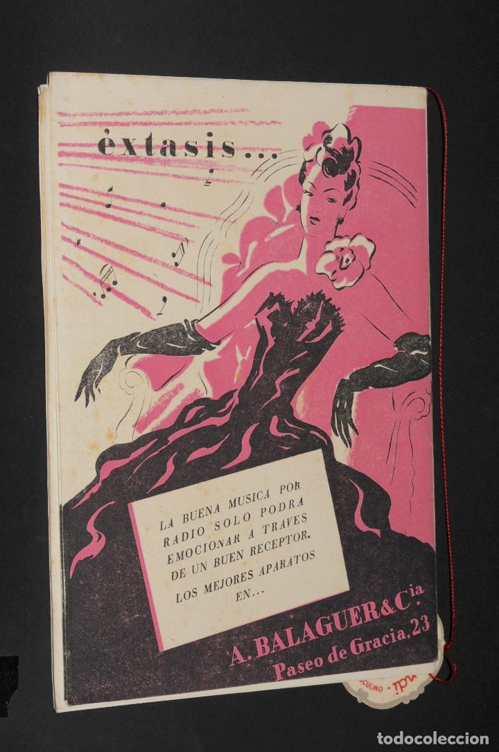 Cat&aacute;logos de m&uacute;sica: PROGRAMA- GRAN TEATRO DEL LICEO - TEMPORADA 1944-45 - Foto 5