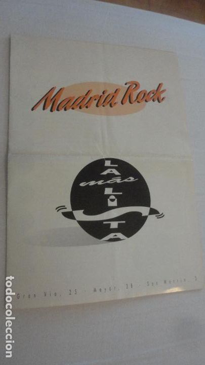 Cat&aacute;logos de M&uacute;sica: ANTIGUO CATALOGO.MADRID ROCK.SEVILLA ROCK.COMPACTOS.DISCOS.CASSETTES.1993
