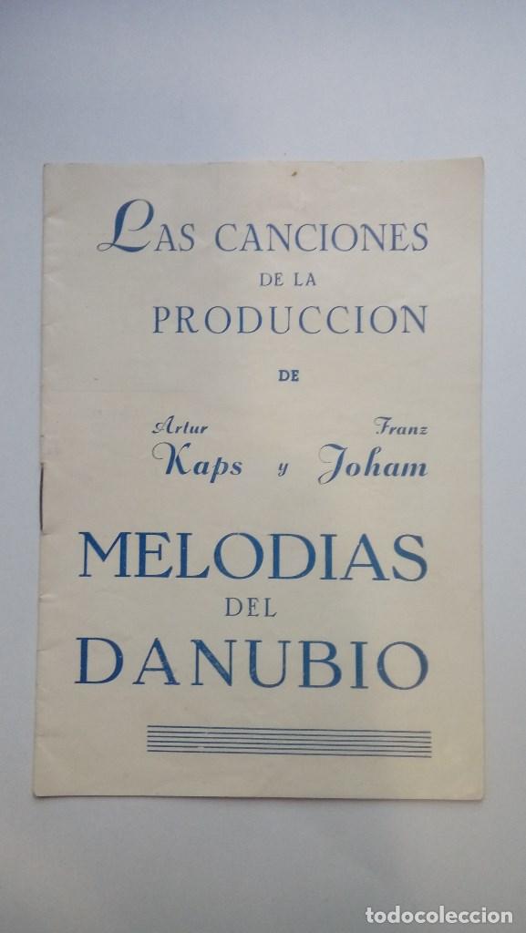 Cat&aacute;logos de M&uacute;sica: CANCIONES DE LA PRODUCCION MELODIAS DEL DANUBIO DE ARTUR KAPS Y FRANZ HOJAN DISCOS ODEON