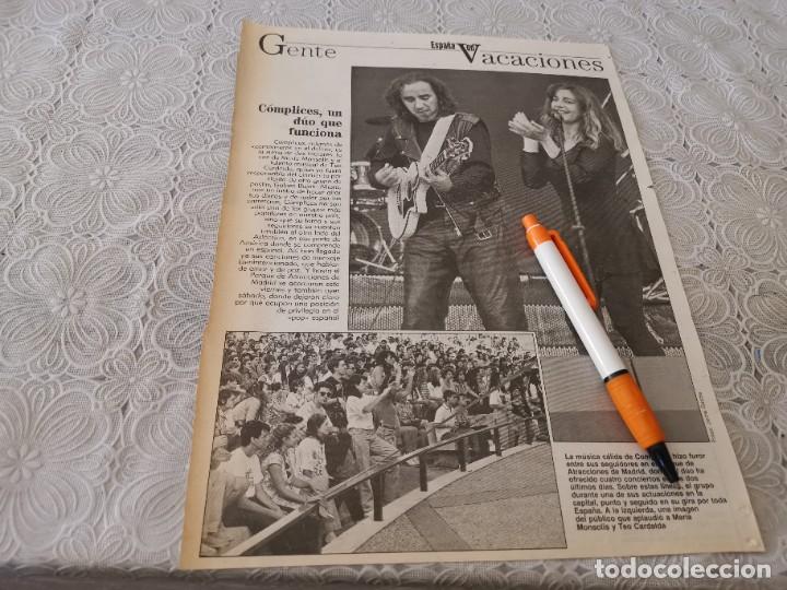 Cat&aacute;logos de M&uacute;sica: GRUPO MUSICAL C&Oacute;MPLICES RECORTE REVISTA