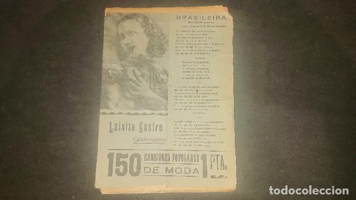 Cat&aacute;logos de M&uacute;sica: 150 CANCIONES POPULARES DE MODA - LUISITA CASTRO EN PORTADA , LEER DESCRIPCION
