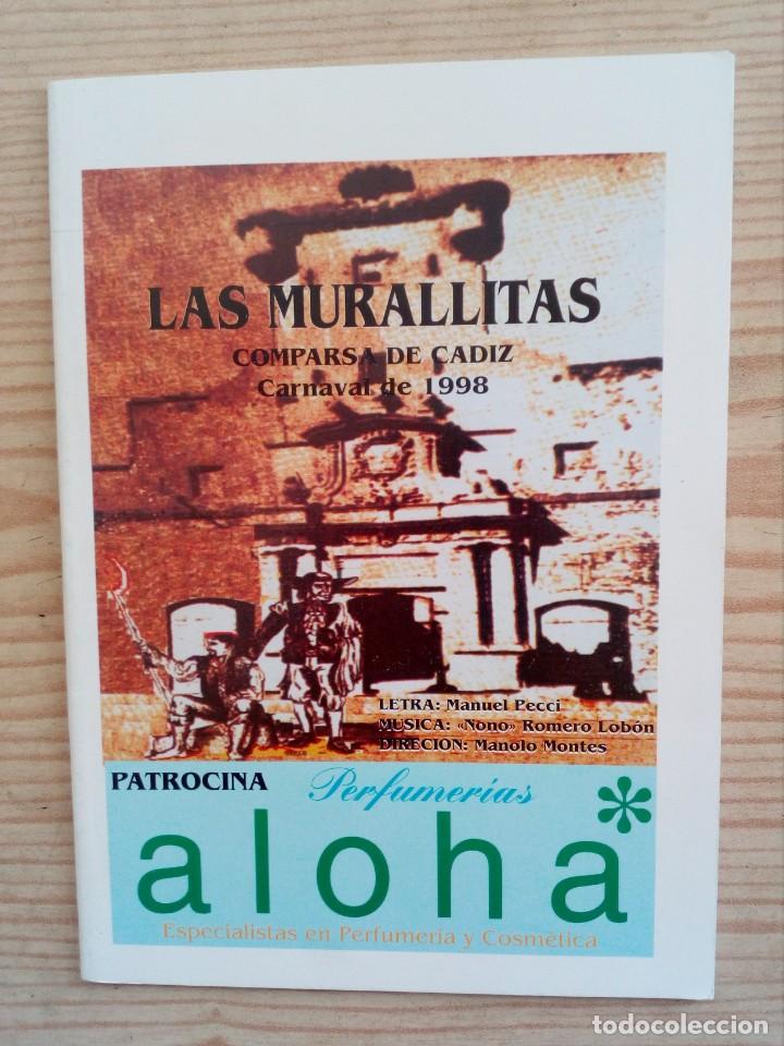 Cat&aacute;logos de m&uacute;sica: Libreto Carnaval Las Murallitas - Comparsa 98 - Foto 1
