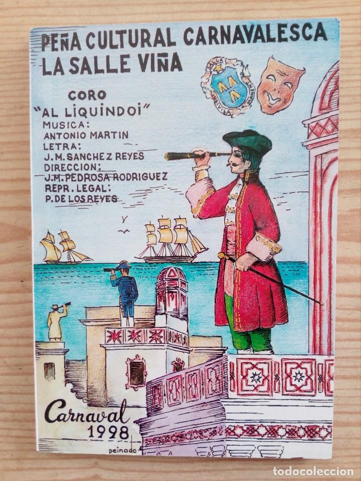 Cat&aacute;logos de M&uacute;sica: Libreto Carnaval Al Liquindoi - Coro 98