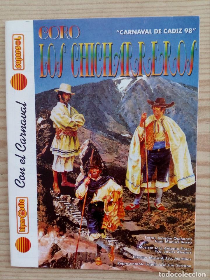 Cat&aacute;logos de M&uacute;sica: Libreto Carnaval Los Chicharreros - Coro 98