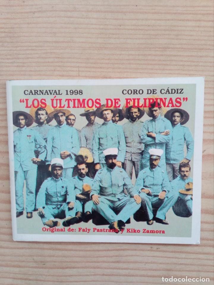 Cat&aacute;logos de M&uacute;sica: Libreto Carnaval Los Ultimos De Filipinas - Coro 98