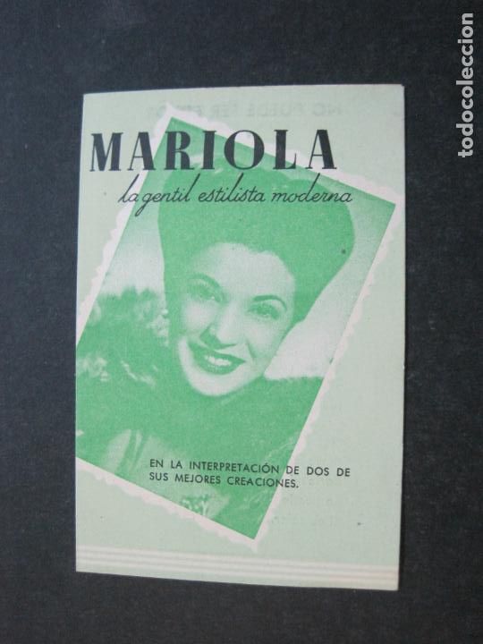 Cat&aacute;logos de M&uacute;sica: MARIOLA-ESTILISTA MODERNA-LA VOZ DE SU AMO-CATALOGO PUBLICIDAD-(V-20.739)