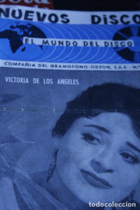 Cat&aacute;logos de M&uacute;sica: CATALOGO NUEVOS DISCOS EL MUNDO DEL DISCO 1963 8 PGS.