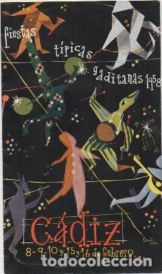 Musikkataloge: FIESTAS TIPICAS GADITANAS. A&Ntilde;O 1958. DEL 8 AL 16 DE FEBRERO. PROGRAMA DE ACTOS A-C-2042,2
