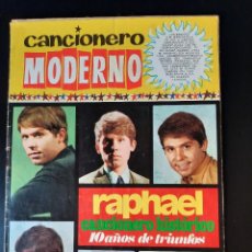 Catálogos de Música: RAPHAEL 10 AÑOS DE TRIUNFOS / CANCIONERO MODERNO / EDICIONES ESTE 1971