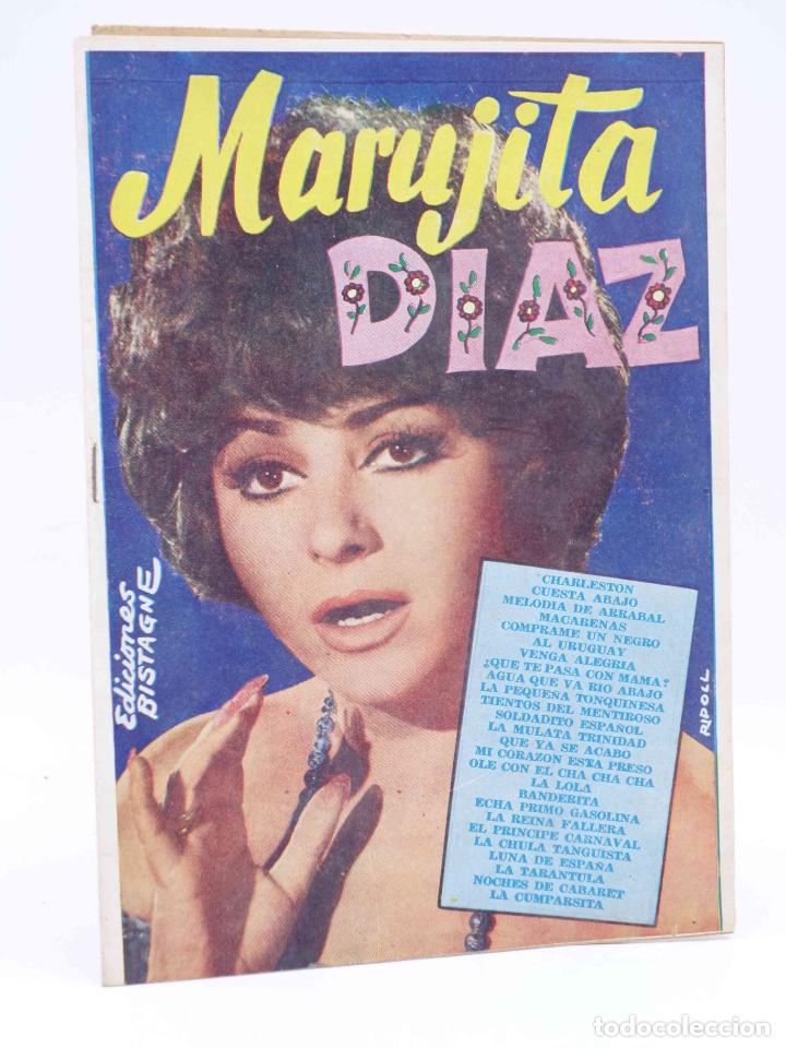 Cat&aacute;logos de M&uacute;sica: CANCIONERO 35. MARUJITA D&Iacute;AZ. DISCOS HISPAVOX. Bistagne, 1961. OFRT