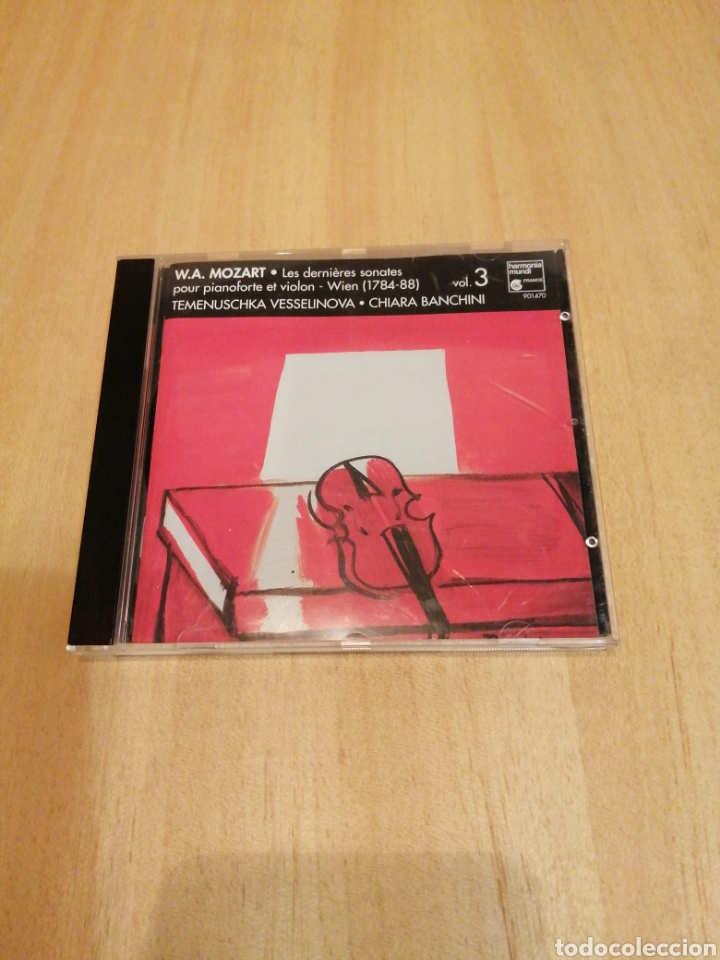 Cat&aacute;logos de M&uacute;sica: Mozart. The late sonatas for pianoforte and violin. T. Vesselinova. Chiara Banchini.
