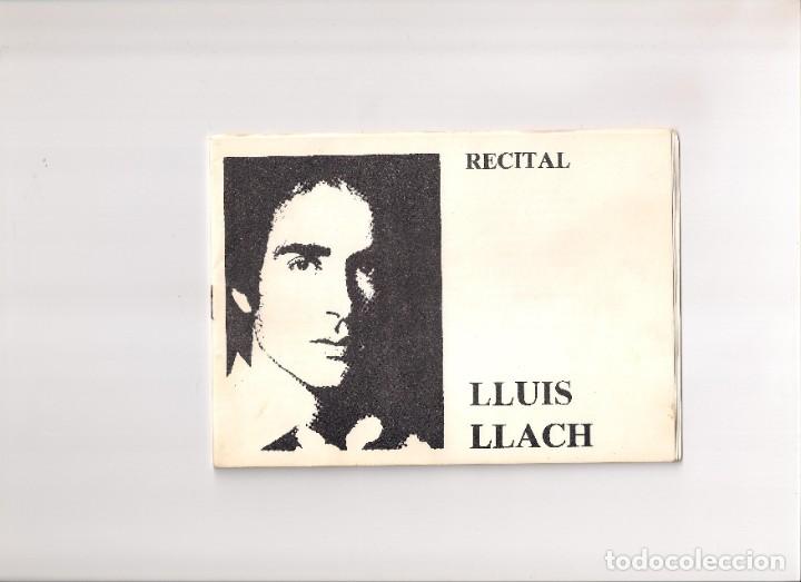 Catalogues de Musique: Lluis Llach. Recital. 22 canciones y poemas