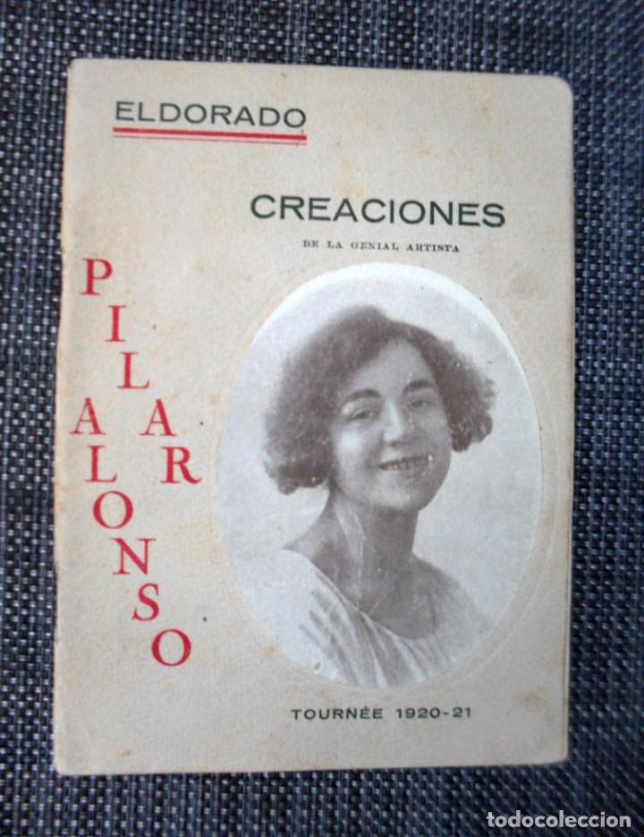 Cat&aacute;logos de M&uacute;sica: PILAR ALONSO - CREACIONES - TOURN&Eacute;E 1920-21