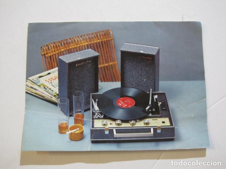 Cat&aacute;logos de M&uacute;sica: MALETA FONO STEREO INVICTA MS 31-INSTRUCCIONES PUBLICIDAD ANTIGUA-VER FOTOS-(K-335)