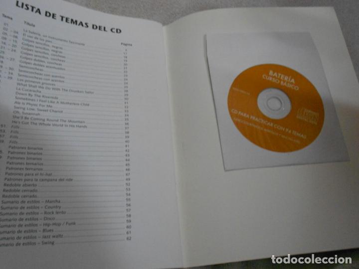 Cat&aacute;logos de m&uacute;sica: CURSO BASICO DE BATERIA CON CD - Foto 2